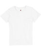 Hanes Ladies' Essential-T T-Shirt WHITE FlatFront