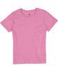 Hanes Ladies' Essential-T T-Shirt PINK FlatFront