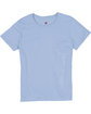 Hanes Ladies' Essential-T T-Shirt LIGHT BLUE FlatFront