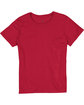 Hanes Ladies' Essential-T T-Shirt deep red FlatFront