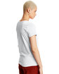 Hanes Ladies' Essential-T T-Shirt WHITE ModelSide