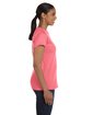 Hanes Ladies' Essential-T T-Shirt CHARISMA CORAL ModelSide