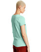 Hanes Ladies' Essential-T T-Shirt CLEAN MINT ModelSide
