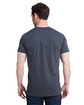 Bayside Unisex Triblend T-Shirt tri navy ModelBack