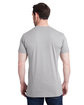 Bayside Unisex Triblend T-Shirt TRI LT ASPHALT ModelBack