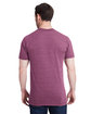 Bayside Unisex Triblend T-Shirt tri maroon ModelBack