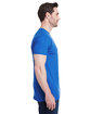 Bayside Unisex Triblend T-Shirt tri royal blue ModelSide