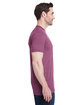 Bayside Unisex Triblend T-Shirt tri maroon ModelSide