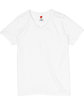 Hanes Ladies' Essential-T V-Neck T-Shirt white FlatFront