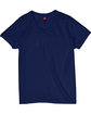 Hanes Ladies' Essential-T V-Neck T-Shirt navy FlatFront