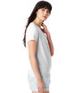 Hanes Ladies' Essential-T V-Neck T-Shirt white ModelSide