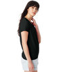 Hanes Ladies' Essential-T V-Neck T-Shirt  ModelSide