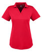 Puma Golf Ladies' Icon Golf Polo HIGH RISK RED FlatFront