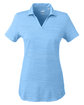 Puma Golf Ladies' Cloudspun Free V-Neck Polo placid blue hthr OFFront