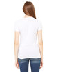 Bella + Canvas Ladies' Slim Fit T-Shirt WHITE ModelBack