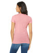 Bella + Canvas Ladies' Slim Fit T-Shirt PINK ModelBack