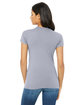 Bella + Canvas Ladies' Slim Fit T-Shirt HEATHER BLUE ModelBack