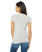 Bella + Canvas Ladies' Slim Fit T-Shirt SILVER ModelBack