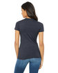 Bella + Canvas Ladies' Slim Fit T-Shirt HEATHER NAVY ModelBack