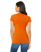 Bella + Canvas Ladies' Slim Fit T-Shirt ORANGE ModelBack