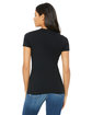 Bella + Canvas Ladies' Slim Fit T-Shirt BLACK ModelBack