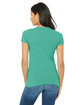 Bella + Canvas Ladies' Slim Fit T-Shirt TEAL ModelBack