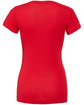 Bella + Canvas Ladies' Slim Fit T-Shirt RED FlatBack