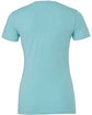 Bella + Canvas Ladies' Slim Fit T-Shirt SEAFOAM BLUE FlatBack