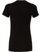 Bella + Canvas Ladies' Slim Fit T-Shirt SOLID BLK BLEND FlatBack