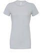 Bella + Canvas Ladies' Slim Fit T-Shirt SILVER FlatFront