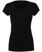 Bella + Canvas Ladies' Slim Fit T-Shirt BLACK FlatFront