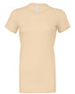 Bella + Canvas Ladies' Slim Fit T-Shirt SOFT CREAM FlatFront