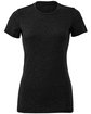 Bella + Canvas Ladies' Slim Fit T-Shirt BLACK HEATHER FlatFront