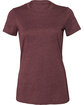 Bella + Canvas Ladies' The Favorite T-Shirt heather maroon FlatFront