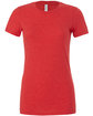 Bella + Canvas Ladies' The Favorite T-Shirt heather red FlatFront