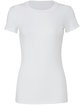 Bella + Canvas Ladies' Slim Fit T-Shirt SOLID WHT BLEND FlatFront
