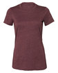 Bella + Canvas Ladies' The Favorite T-Shirt heather maroon OFFront