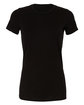 Bella + Canvas Ladies' Slim Fit T-Shirt SOLID BLK BLEND OFFront