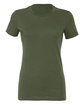 Bella + Canvas Ladies' Slim Fit T-Shirt MILITARY GREEN OFFront
