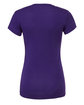 Bella + Canvas Ladies' Slim Fit T-Shirt TEAM PURPLE OFBack