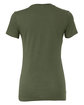 Bella + Canvas Ladies' Slim Fit T-Shirt MILITARY GREEN OFBack