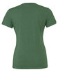 Bella + Canvas Ladies' Slim Fit T-Shirt HTHR GRASS GREEN OFBack