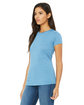 Bella + Canvas Ladies' Slim Fit T-Shirt OCEAN BLUE ModelQrt