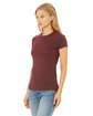Bella + Canvas Ladies' The Favorite T-Shirt heather cardinal ModelQrt