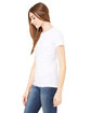 Bella + Canvas Ladies' Slim Fit T-Shirt WHITE ModelSide