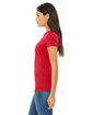 Bella + Canvas Ladies' Slim Fit T-Shirt RED ModelSide