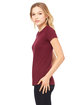 Bella + Canvas Ladies' The Favorite T-Shirt maroon ModelSide
