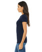 Bella + Canvas Ladies' Slim Fit T-Shirt NAVY ModelSide