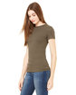 Bella + Canvas Ladies' Slim Fit T-Shirt ARMY ModelSide