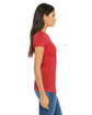 Bella + Canvas Ladies' Slim Fit T-Shirt HEATHER RED ModelSide